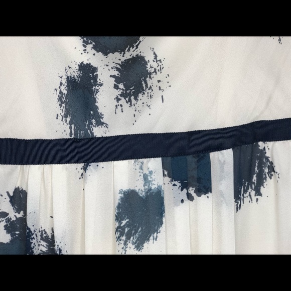 LOFT splatter bubble hem empire waist dress - Picture 4 of 8